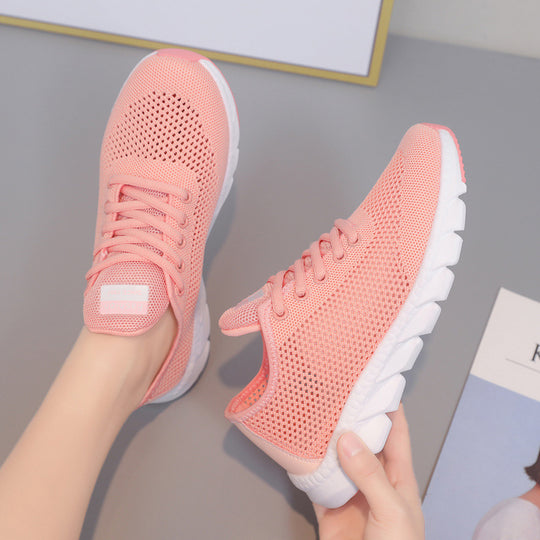 Damen atmungsaktive Freizeitsneaker mit flexibler Sohle EB