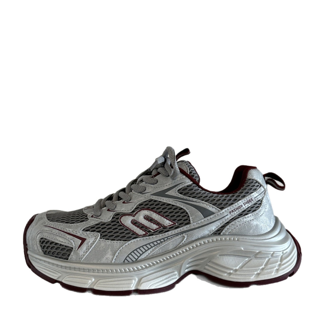 Damen Sportliche Sneaker mit atmungsaktiver Oberflächenstruktur und stoßdämpfendem Komfort EB