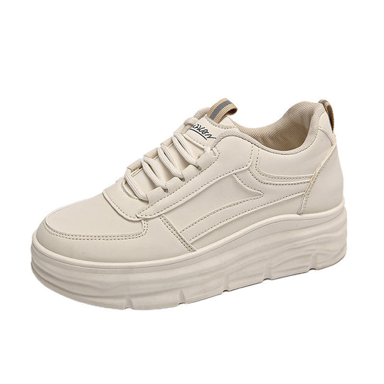 Damen Komfortable Plateau-Sneakers mit atmungsaktivem Obermaterial EB