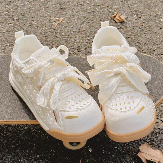 Damen Atmungsaktive Freizeitschuhe mit gesundheitsfördernder Sohle und praktischen Schnürsystem EB