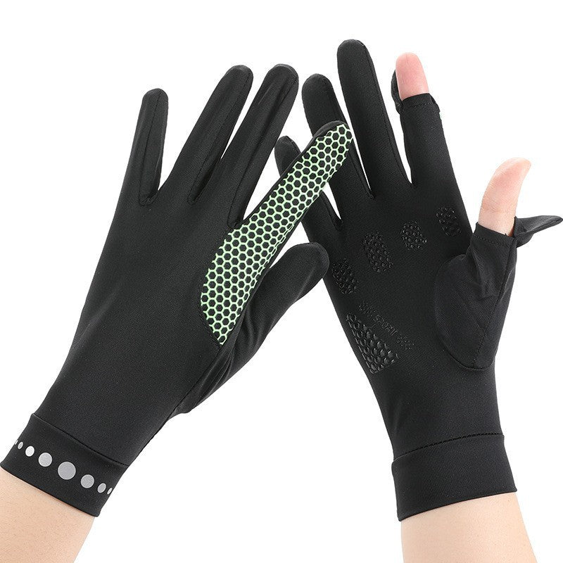 EB | Sonnenschirm Eis Seide Handschuhe