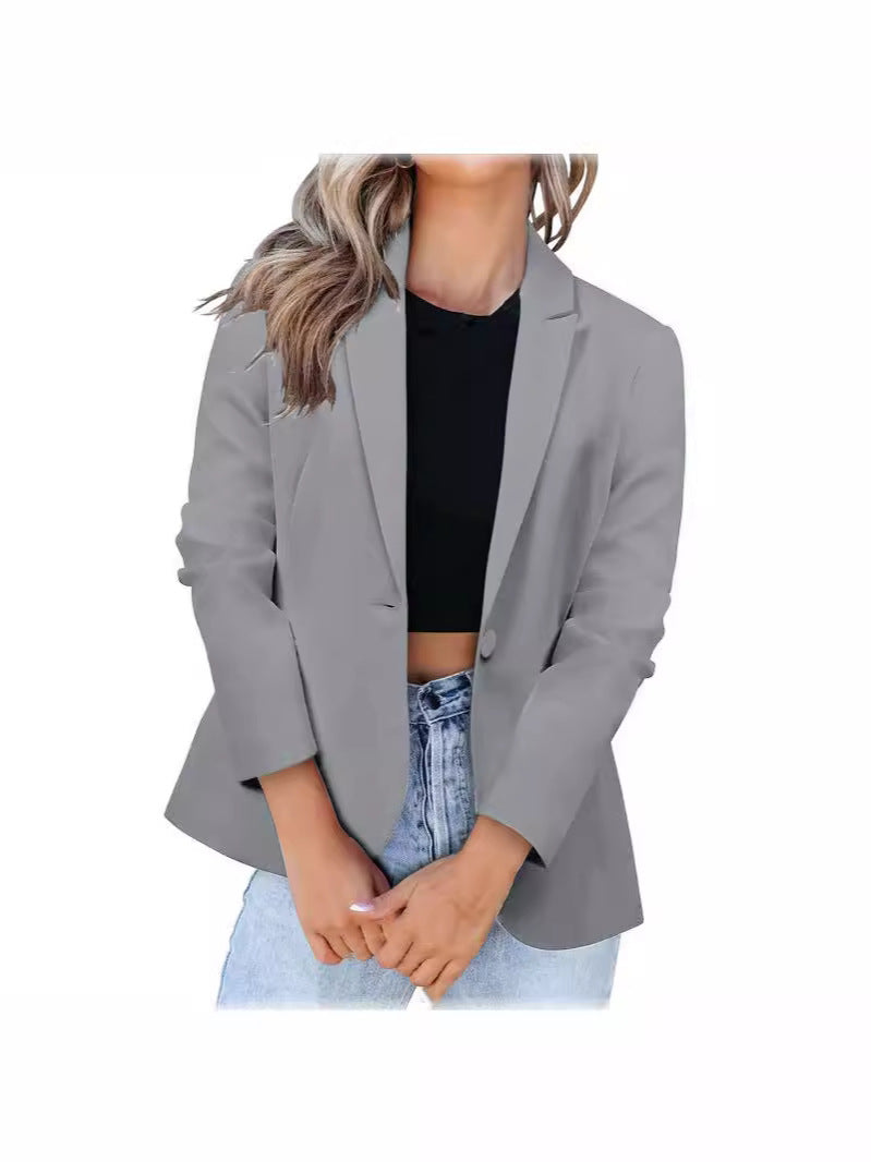 Damen Eleganter Blazer mit modernem Schnitt und praktischen Taschen EB