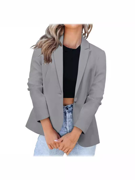 Damen Eleganter Blazer mit modernem Schnitt und praktischen Taschen EB