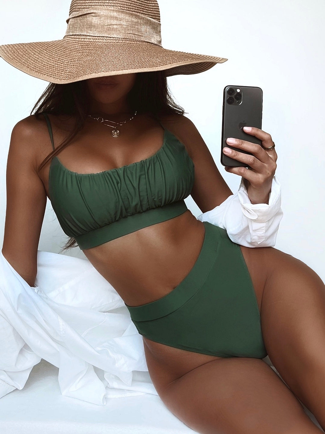 Damen Hochgeschnittener Bikini EB