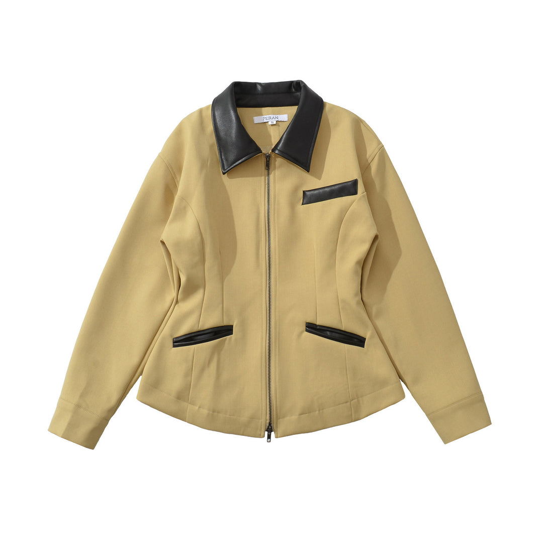 Damen Freizeitjacke mit klassischem Kragen und eleganten Details EB