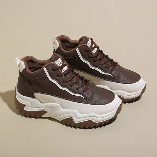Damen Sportliche High-Top Sneakers mit rutschfester Sohle und ergonomischer Dämpfung EB