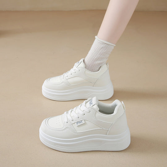 Damen Bequeme Plateau Sneakers mit hervorragender Dämpfung und atmungsaktivem Obermaterial EB