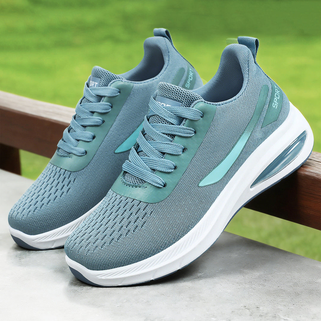 Damen Sportliche Sneakers mit luftdurchlässigem Obermaterial und dämpfender Sohle EB