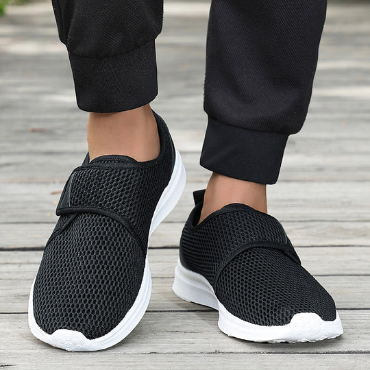 Damen Luftdurchlässige Freizeitschuhe mit flexiblem Klettverschluss EB