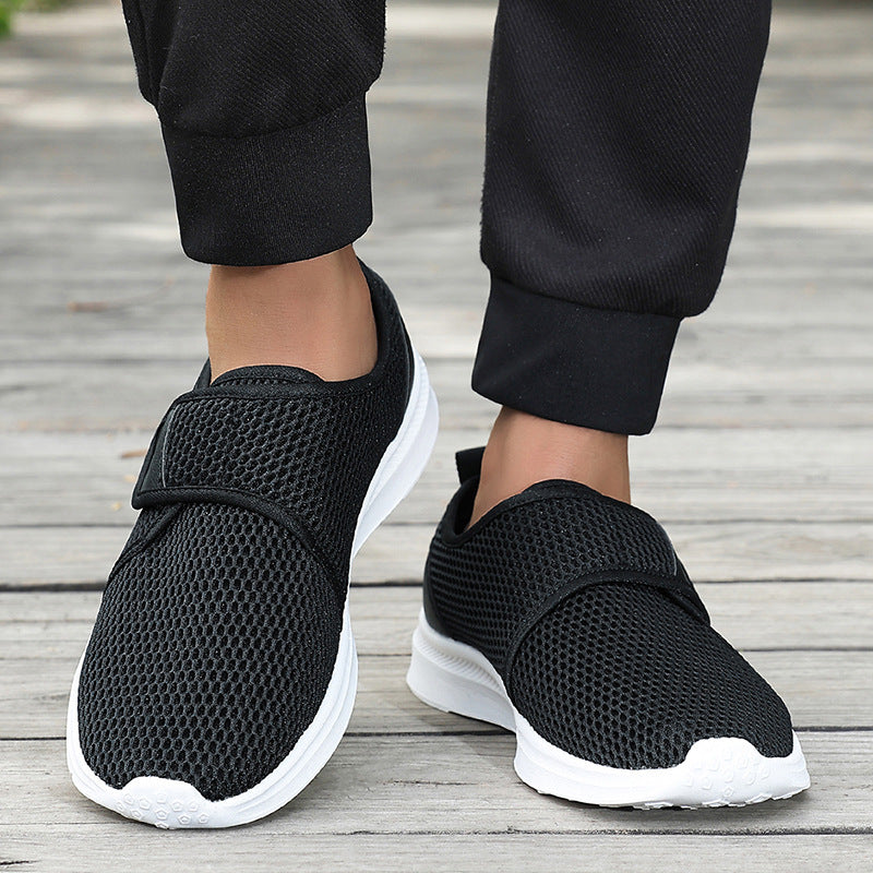 Damen Atmungsaktive Freizeit-Sneaker mit verstellbarem Klettverschluss EB