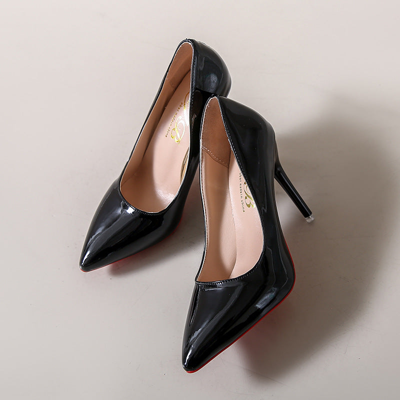 Damen elegante Stiletto-Pumps mit modischer Spitzenform EB