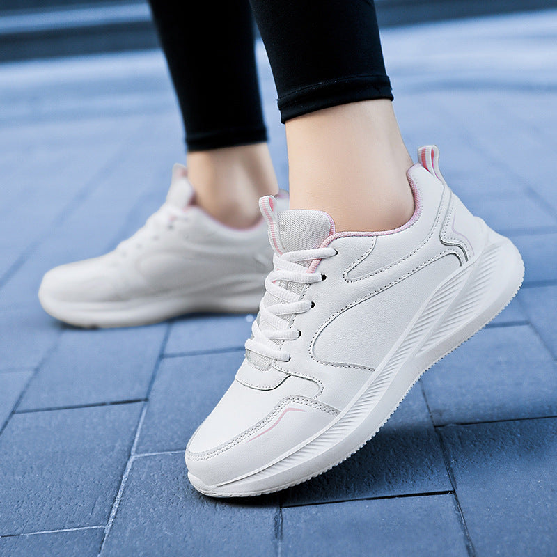 Damen Sportliche Schnür-Sneaker mit dämpfender Sohle und atmungsaktiver Konstruktion EB