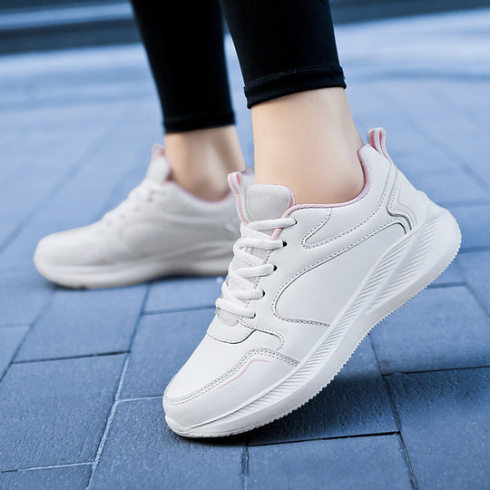 Damen Sportliche Schnür-Sneaker mit dämpfender Sohle und atmungsaktiver Konstruktion EB