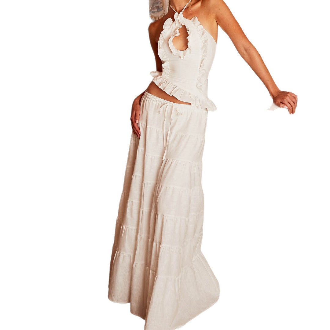Damen Blusenkleid mit floralen Details EB