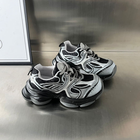Damen Sportliche Multifunktionale Sneakers mit atmungsaktiven Mesh-Einsätzen und stoßdämpfender Sohle EB