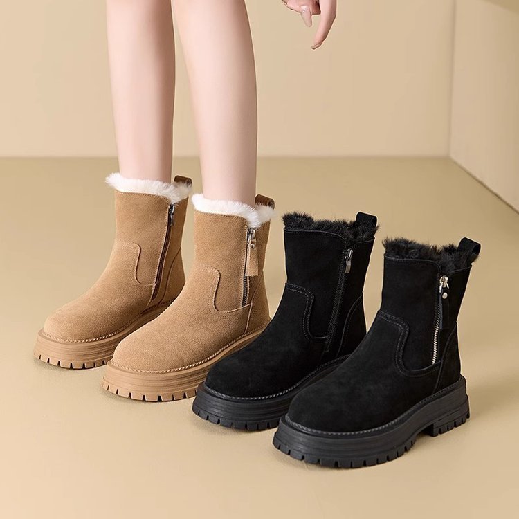 Damen Stiefeletten mit isolierendem Innenfutter und robustem Profilsohle EB
