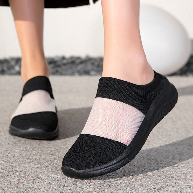 Damen Komfortable Slip-On Aquaschuhe EB