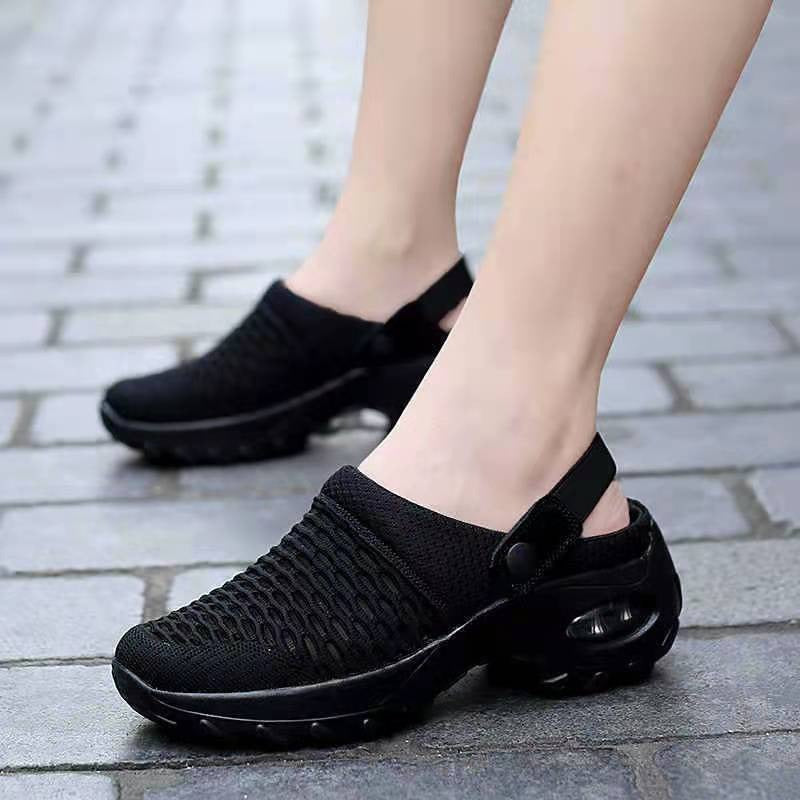 Damen Freizeit Clogs mit atmungsaktivem Netzdesign und rutschfester Sohle Heidi Mode