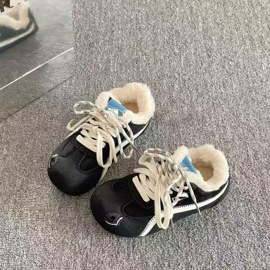 Damen Winter Sneakers mit wärmendem Fleece-Innenfutter und rutschfester Sohle EB