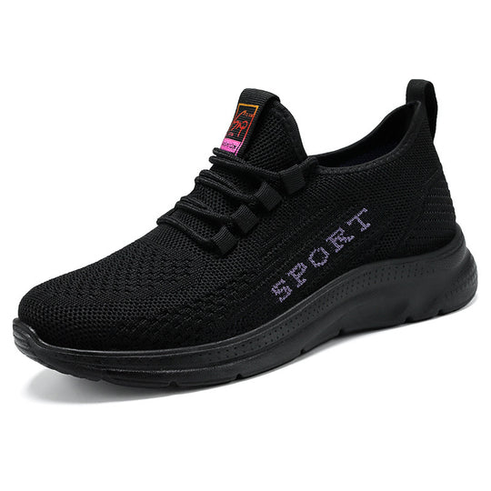 Damen Sportliche Schnürschuhe mit atmungsaktivem Obermaterial EB