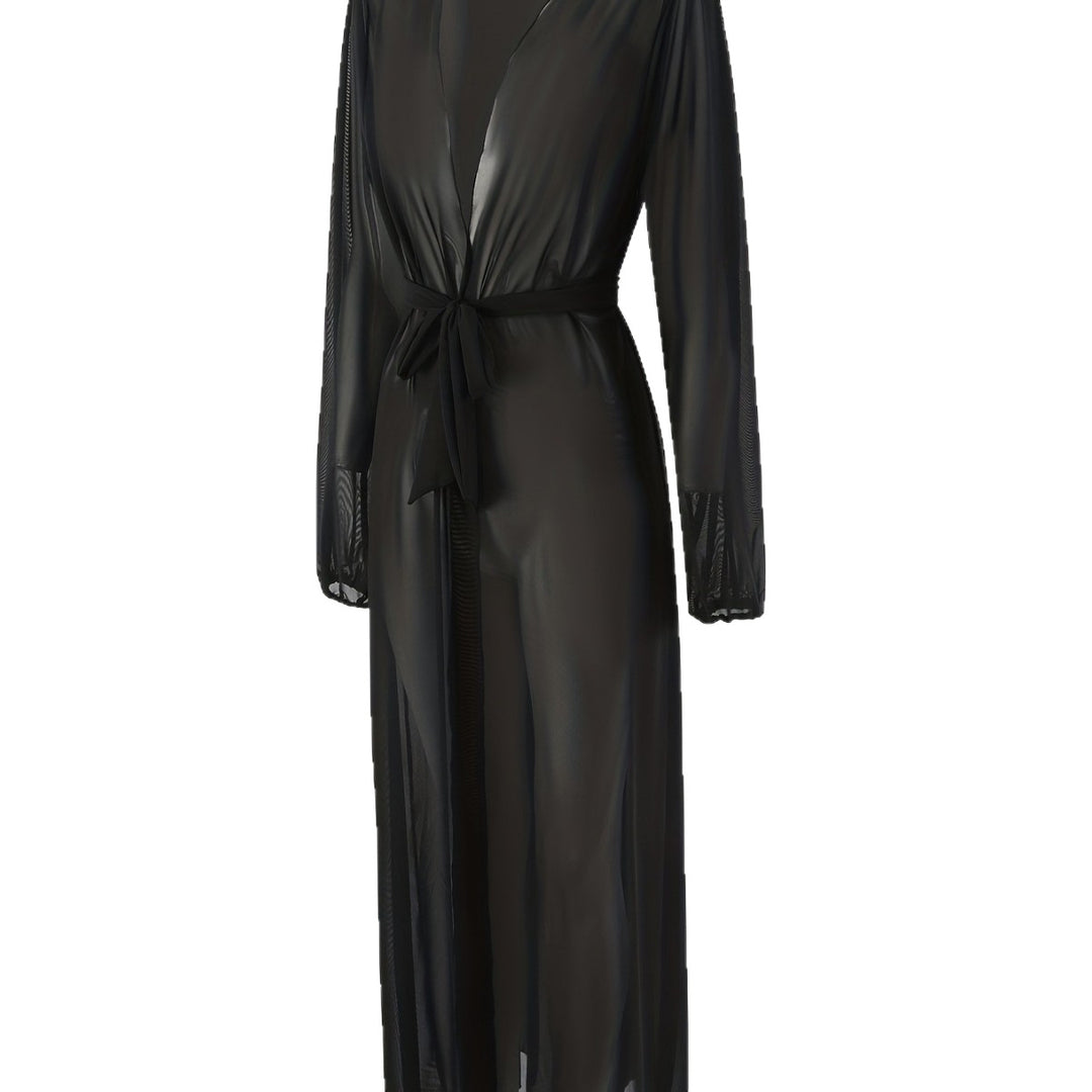 Damen Transparenter Maxikleid EB