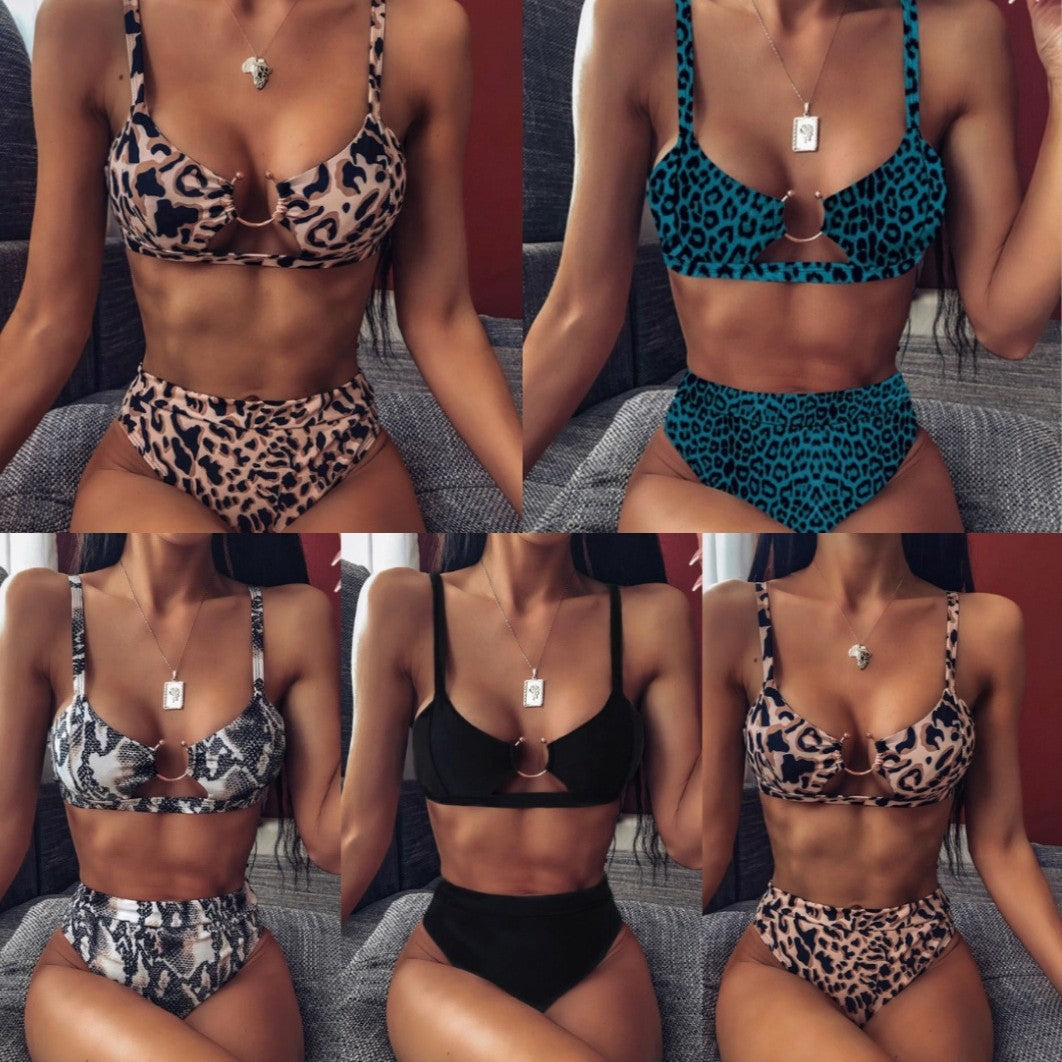 Damen Hochgeschnittener Bikini EB