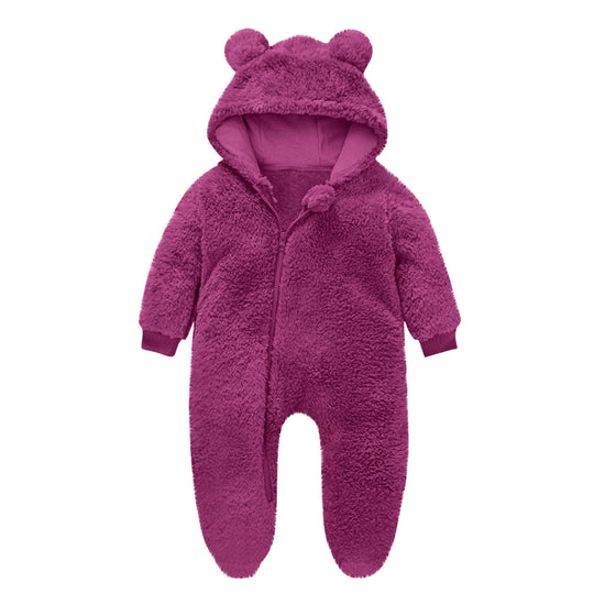Kleinkind Fleece Overall mit Bärenohren EB