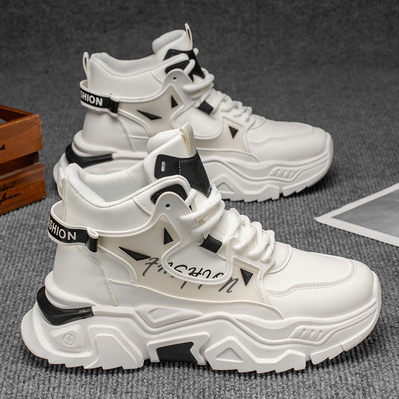 Damen modische High-Top Sneakers mit innovativem Design und stabiler Sohle EB