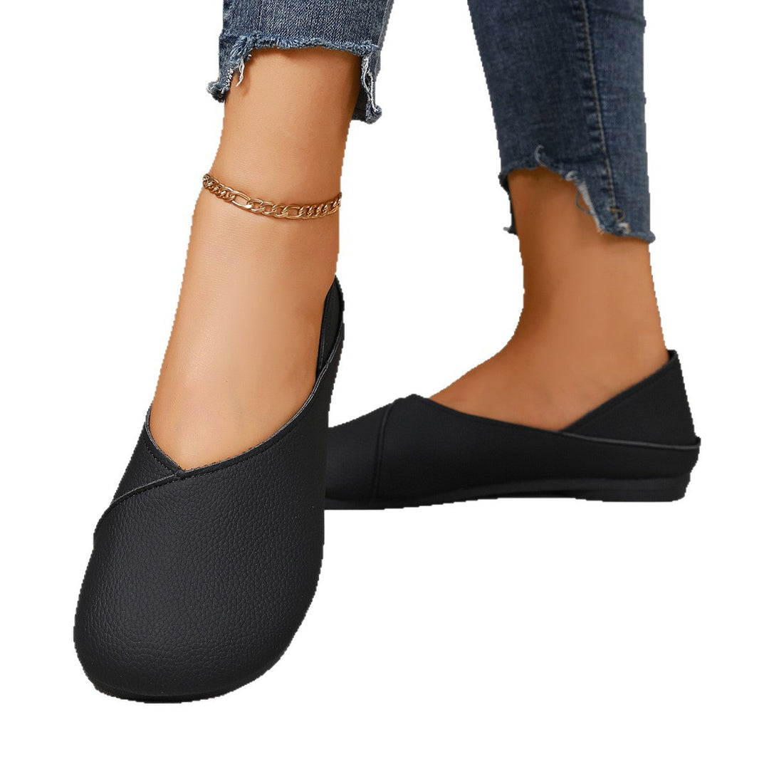 Damen Klassische Ballerinas aus hochwertigem Leder EB