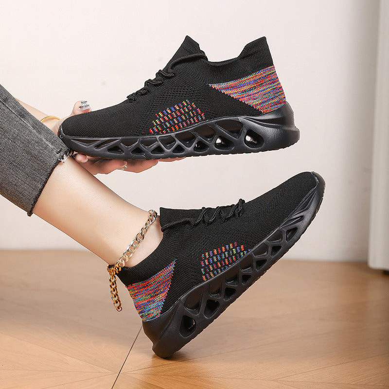 Damen Sportliche Lauf-Sneaker mit atmungsaktivem Obermaterial und dämpfendem Sohlenprofil EB