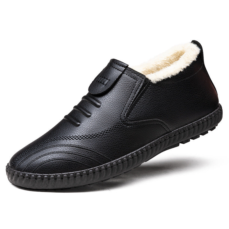 Damen Warmfutter Slip-On Schuhe mit rutschfester Sohle EB