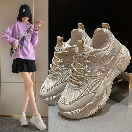 Damen Sneakers mit innovativer Sohle und atmungsaktiver Obermaterialmix EB