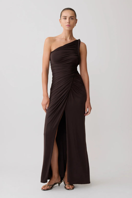 Damen Elegantes Wickelkleid mit asymmetrischem Schnitt EB