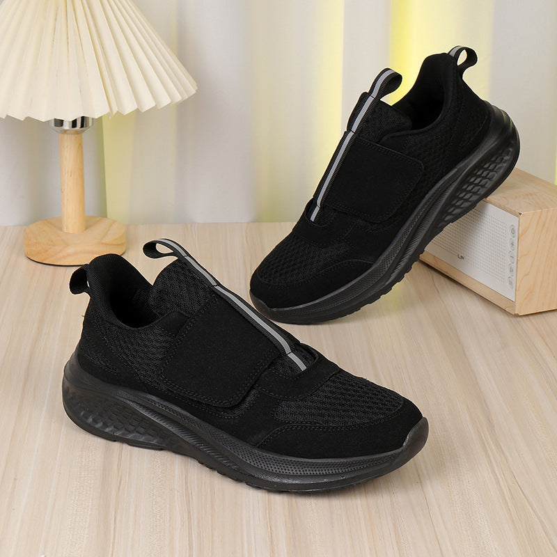 Damen sportliche Slip-On Sneakers mit elastischem Obermaterial EB