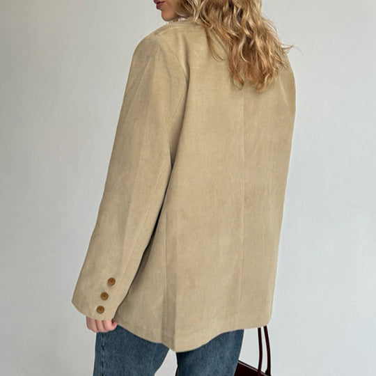Damen Eleganter und bequemer Cord Blazer EB