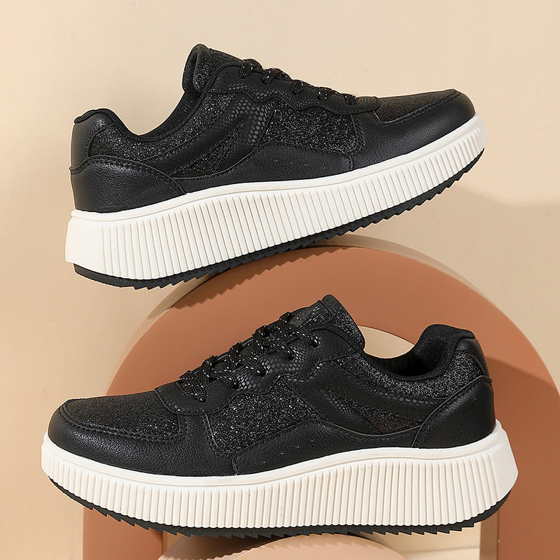 Damen Sneaker mit strukturiertem Obermaterial und dämpfender Sohle EB