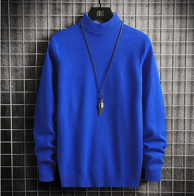 Herren warme Rollkragenpullover aus feinem Strickmaterial EB