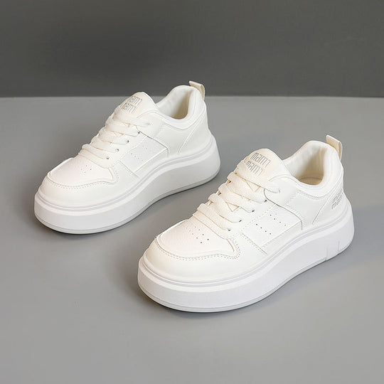 Damen sportive Plateau Sneakers mit atmungsaktivem Design und dämpfender Sohle EB