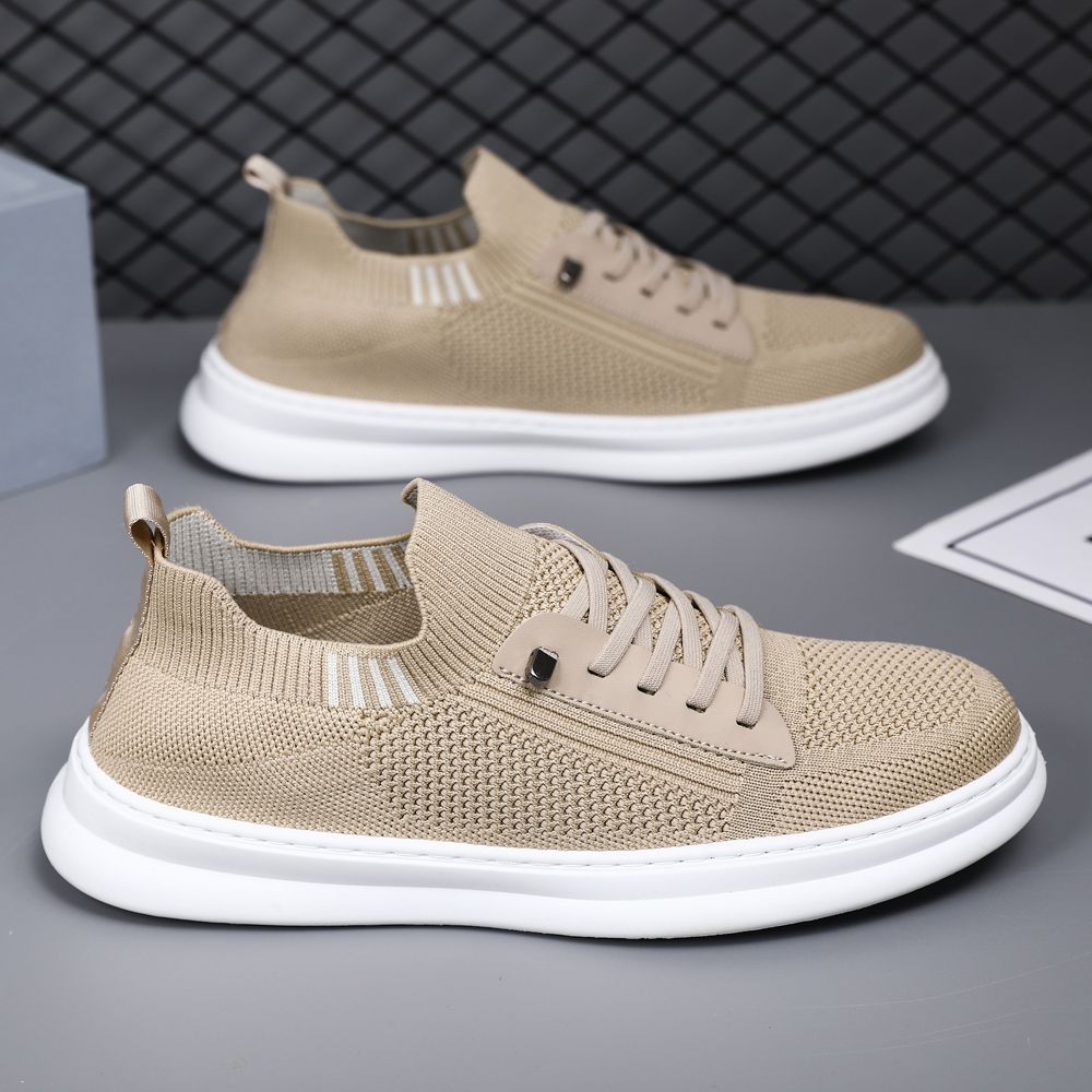 Damen Atmungsaktive Sneakers mit elastischem Kragen und rutschfester Sohle EB