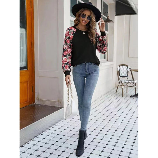 EB | Sweatshirt Weicher Strick Lässiger Stil
