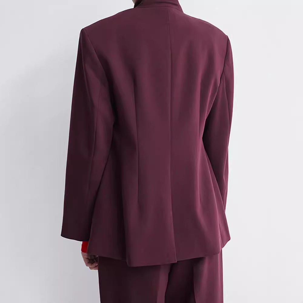 Damen Oversized Blazer mit doppelter Knopfleiste und modernem Schnitt EB