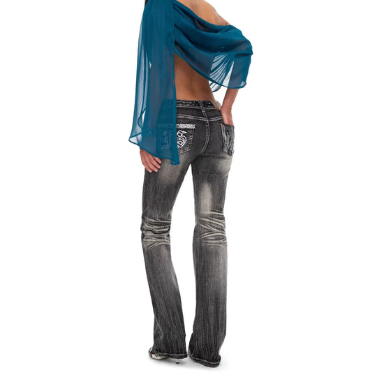 Damen Bootcut Jeans EB