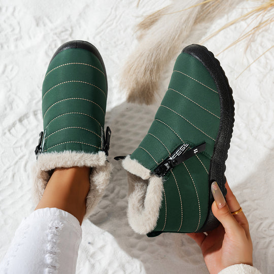 Damen Komfortable Winterboots mit kuscheligem Innenfutter EB