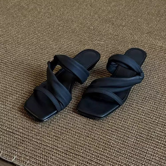 Damen modische Riemchen-Sandalen mit bequemer Fußbettgestaltung EB