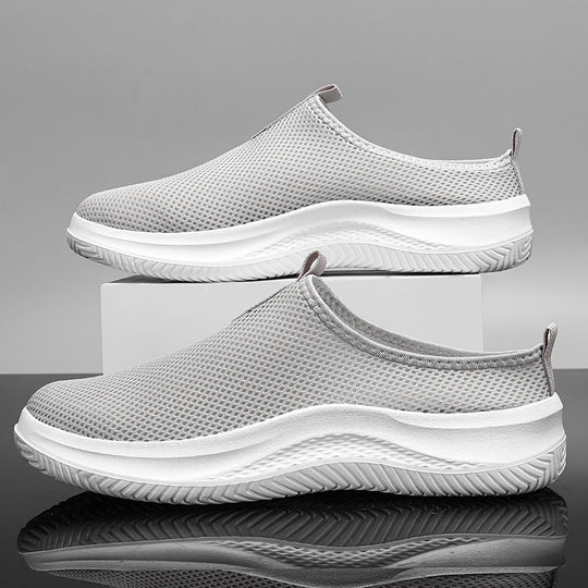 Unisex nan leichter Netzgewebe-Schlupf-Sneaker mit atmungsaktivem Obermaterial, dämpfender EVA-Zwischensohle und rutschfester Profilsohle EB