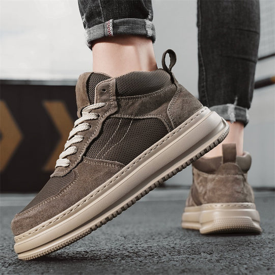 Damen Hochkomfortable Sneaker mit atmungsaktiver Struktur und eleganter Schnürung EB