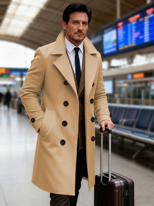 Herren eleganter Doppeltunnelmantel EB