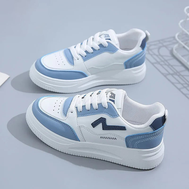 Damen Sportliche Freizeitschuhe mit Plateau und modischen Akzenten EB