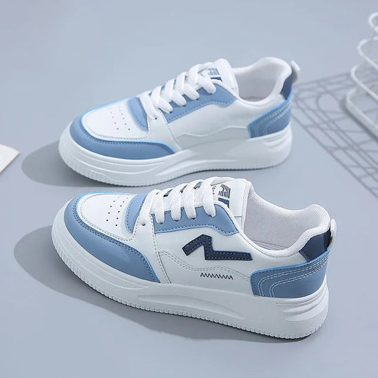 Damen Sportliche Freizeitschuhe mit Plateau und modischen Akzenten EB