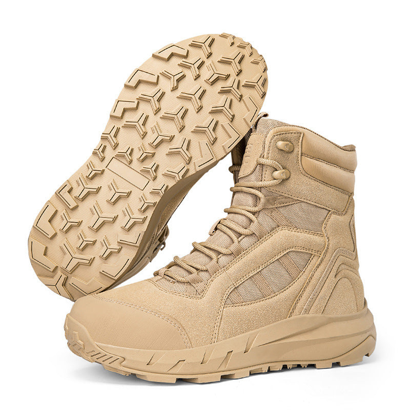 Damen taktische Outdoor-Stiefel mit rutschfester Profilsohle und atmungsaktivem Obermaterial EB